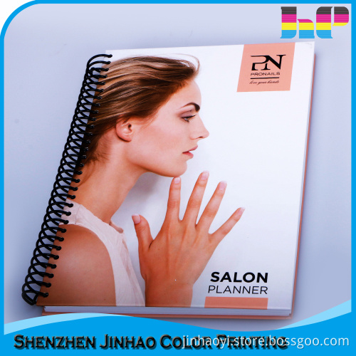Sewn binding hardcover book printing with ribbon